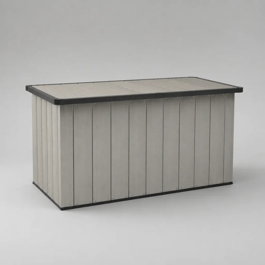 Boîte de jardin rectangulaire en acier galvanisé, gris/anthracite, 132 × 61 × 62 cm, 400 L